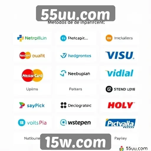 Exploração dos métodos de pagamento no 55uu.com