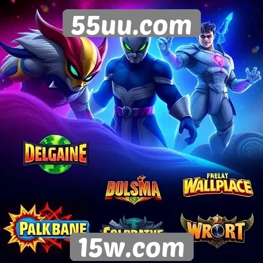 Comparativa de jogos populares no site 55uu.com