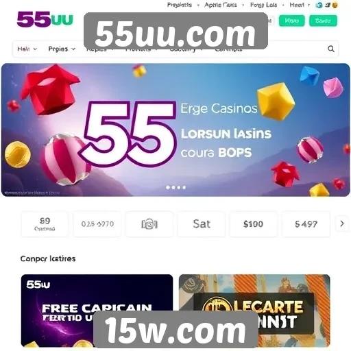 Promoções e bônus oferecidos no 55uu.com